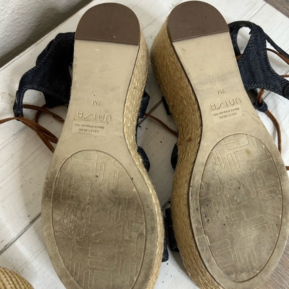 UNISA Denim Espadrille Sandals - Picture 7 of 8
